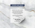 Candle Label Template Canva, Printable Modern Candle Label Design, Candle Label Sticker - Editable Candle Label Templates for Your Brand