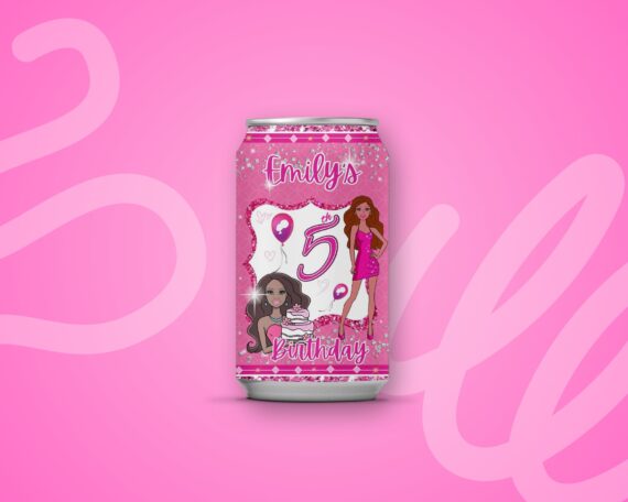 Soda Can Mockup on Canva - Party Favors Wrapper Mock Up, Party Templates - Just Drag & Drop
