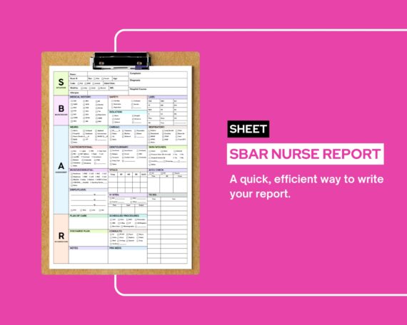 SBAR Nurse Report Sheet Med Surg Nurse Brain ICU Report Sheet for Nurse RN Nursing Report Sheet, New Grad Nurse W, Telemetry & To-Do Log