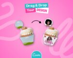Cup Cake Mockup on Canva - Party Favors Wrapper Mock Up, Party Templates - Just Drag & Drop