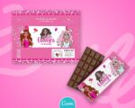 Party Favors Mockup Bundle on Canva, Chip bag, Juice Pouch, Water Bottle, Chocolate Bar, Candy Bar, Canva Frame Mockups - Drag and Drop